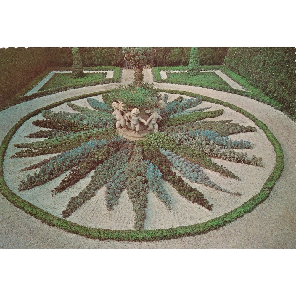 Vintage Duke Gardens Succulent Garden Postcard NJ Botanical Mid-Century Retro